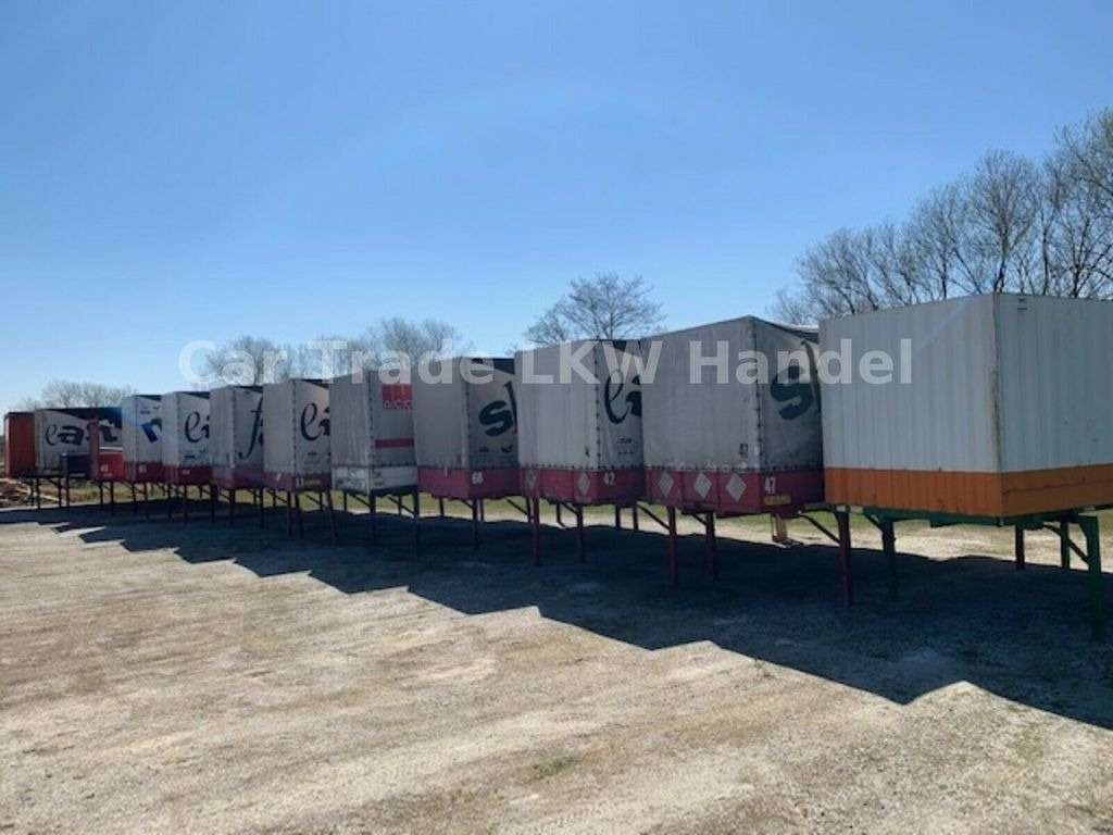 Mercedes-Benz WAP 7,45m Bordwand und Schiebenplane 10Stk. - Camión portacontenedore/ Intercambiable: foto 1 Mercedes-Benz WAP 7,45m Bordwand und Schiebenplane 10Stk. - Camión portacontenedore/ Intercambiable: foto 1