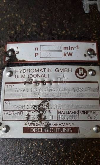 A8V107sr6r13x pompa hydrauliczna - Bomba hidráulica para Maquinaria de construcción: foto 4 A8V107sr6r13x pompa hydrauliczna - Bomba hidráulica para Maquinaria de construcción: foto 4