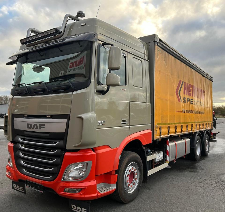 DAF XF 460 FAN + PALFINGER + 16mtr + Lenkachse + EURO 6 - Camión lona, Camión grúa: foto 3 DAF XF 460 FAN + PALFINGER + 16mtr + Lenkachse + EURO 6 - Camión lona, Camión grúa: foto 3