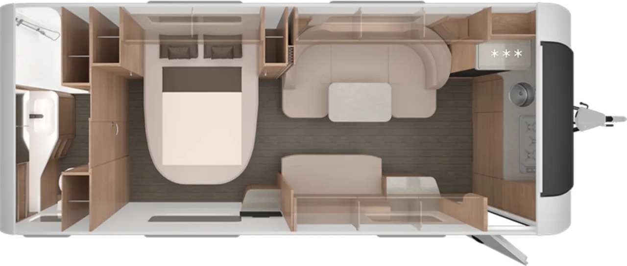 Wohnwagen Knaus Südwind 650 PXB 60 YEARS - Caravana: foto 2 Wohnwagen Knaus Südwind 650 PXB 60 YEARS - Caravana: foto 2