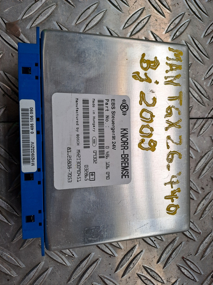 Gebrauchtes MAN TGX 26.440 EBS Steuergerät Brems - / Fahrdynamik, Artikel - Nr. : 81.25808 - 7053 - Unidad de control para Camión: foto 4 Gebrauchtes MAN TGX 26.440 EBS Steuergerät Brems - / Fahrdynamik, Artikel - Nr. : 81.25808 - 7053 - Unidad de control para Camión: foto 4