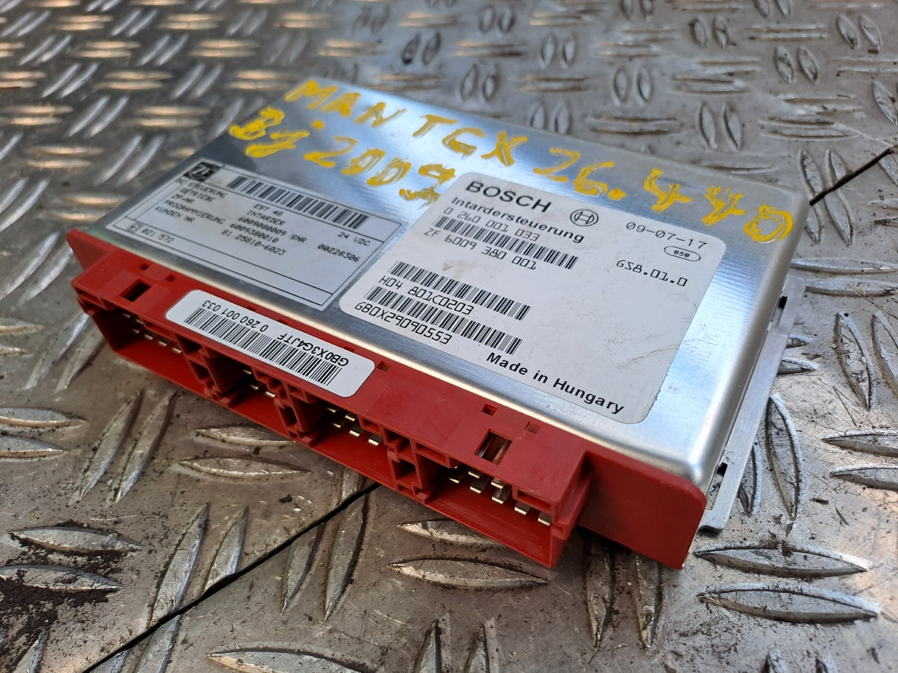 Gebrauchtes MAN TGX 26.440 Steuergerät Intarder, Artikel - Nr.: 81.25810 - 6023 - Unidad de control para Camión: foto 1 Gebrauchtes MAN TGX 26.440 Steuergerät Intarder, Artikel - Nr.: 81.25810 - 6023 - Unidad de control para Camión: foto 1