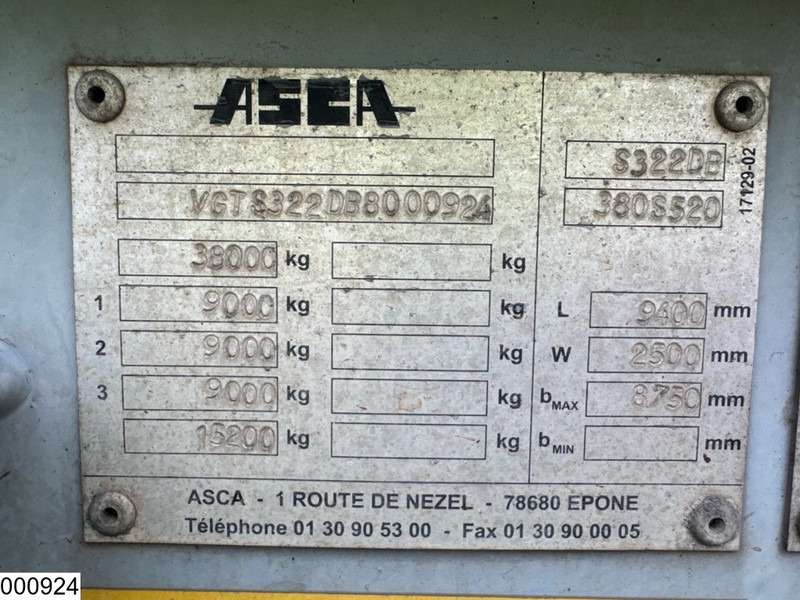 ASCA Chassis 10 / 20 / 30 ft, ADR - Semirremolque portacontenedore/ Intercambiable: foto 4 ASCA Chassis 10 / 20 / 30 ft, ADR - Semirremolque portacontenedore/ Intercambiable: foto 4