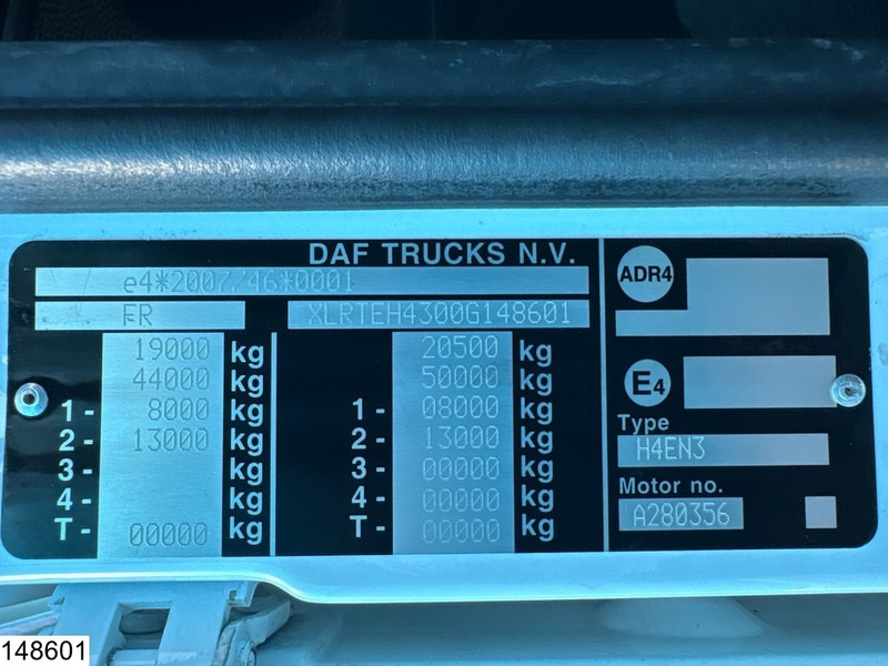 Cabeza tractora DAF XF 460 EURO 6, Retarder, Standairco: foto 7