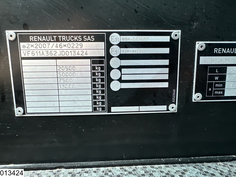 Renault T 480 EURO 6, Airco - Cabeza tractora: foto 5 Renault T 480 EURO 6, Airco - Cabeza tractora: foto 5