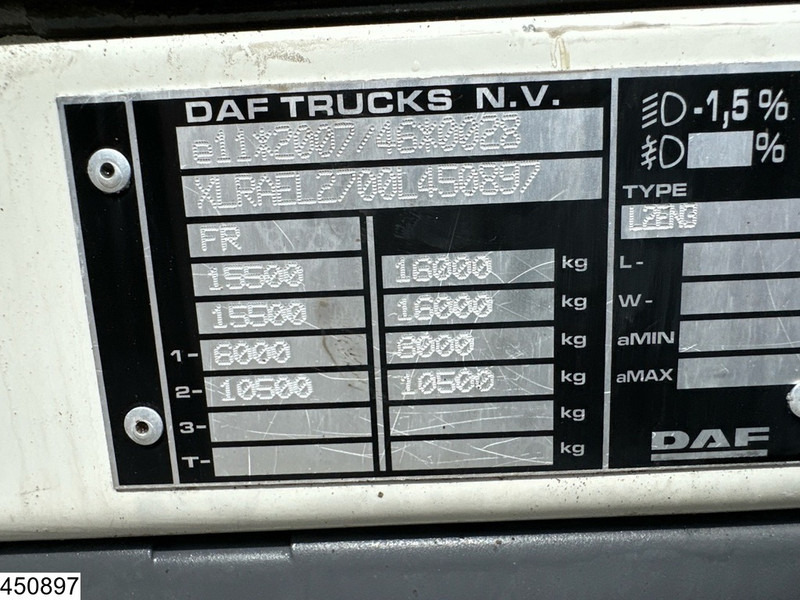 Camión caja cerrada DAF LF 250 EURO 6, Dhollandia: foto 7