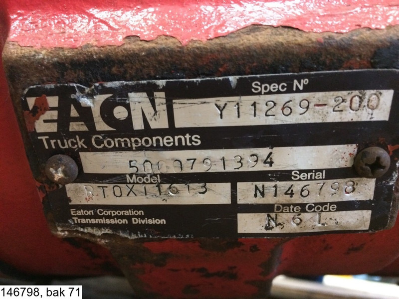 EATON RTOX11613 , Manual - Caja de cambios: foto 2 EATON RTOX11613 , Manual - Caja de cambios: foto 2