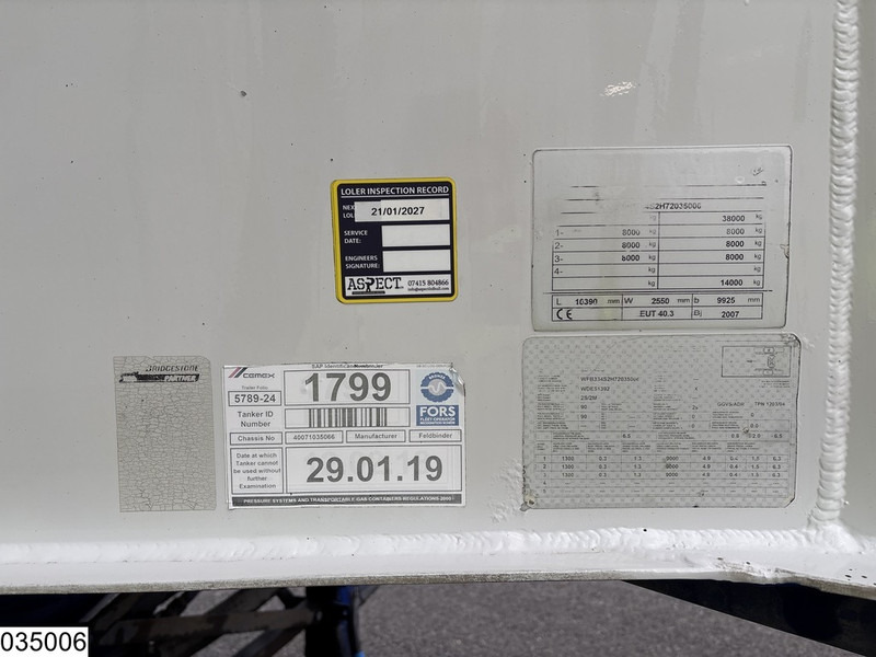 Feldbinder Silo 40.000 Liter - Semirremolque cisterna: foto 3 Feldbinder Silo 40.000 Liter - Semirremolque cisterna: foto 3