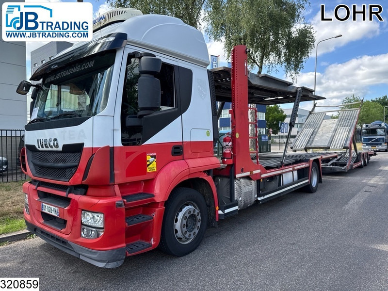 Iveco Stralis 420 EURO 6, Retarder, PTO, LOHR, Standairco - Camión portavehículos: foto 1 Iveco Stralis 420 EURO 6, Retarder, PTO, LOHR, Standairco - Camión portavehículos: foto 1