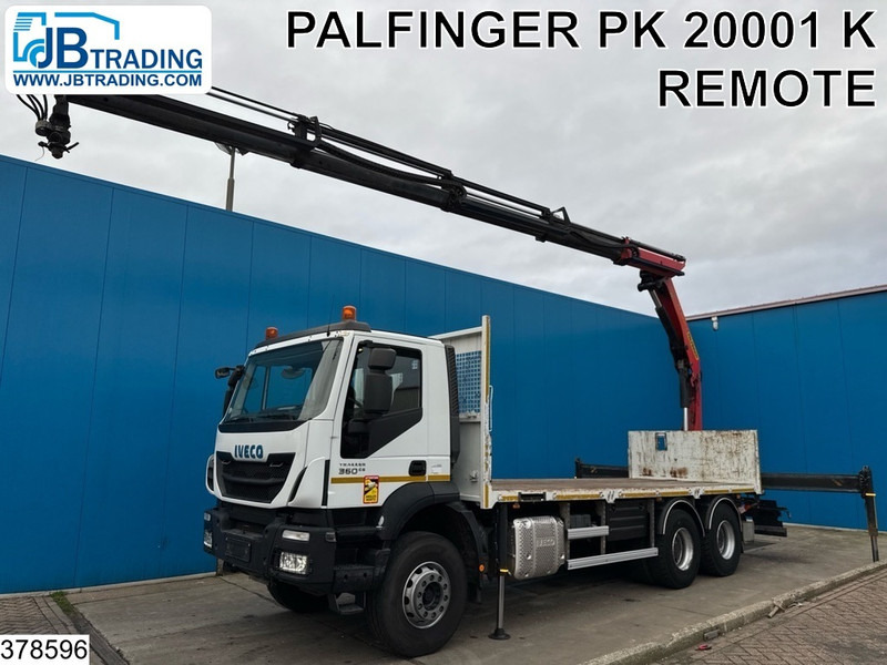 Iveco Trakker 360 6X4, EURO 6, Palfinger, Remote, Steel suspension - Camión caja abierta, Camión grúa: foto 1 Iveco Trakker 360 6X4, EURO 6, Palfinger, Remote, Steel suspension - Camión caja abierta, Camión grúa: foto 1