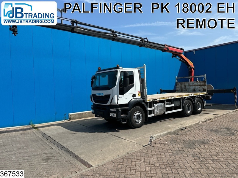 Iveco Trakker 410 6X4, EURO 6, Retarder, Palfinger - Camión caja abierta, Camión grúa: foto 1 Iveco Trakker 410 6X4, EURO 6, Retarder, Palfinger - Camión caja abierta, Camión grúa: foto 1
