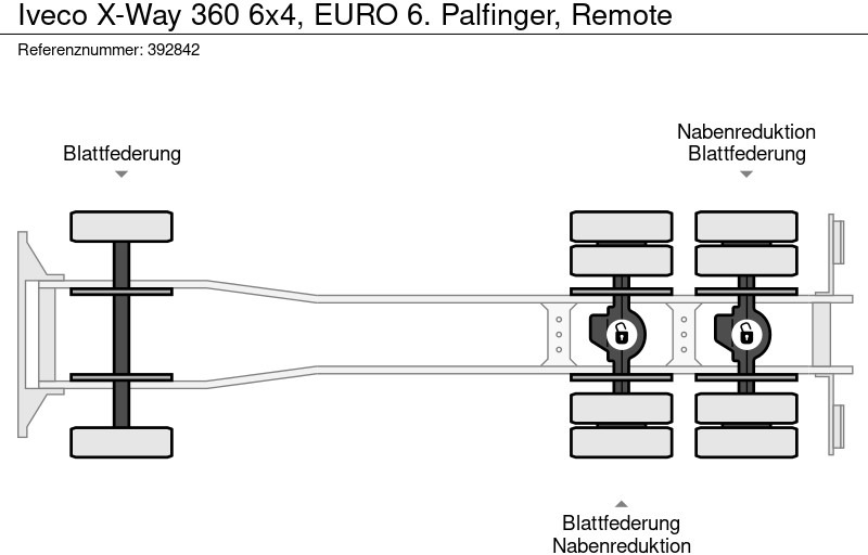 Camión caja abierta, Camión grúa Iveco X-Way 360 6x4, EURO 6. Palfinger, Remote: foto 17 Camión caja abierta, Camión grúa Iveco X-Way 360 6x4, EURO 6. Palfinger, Remote: foto 17