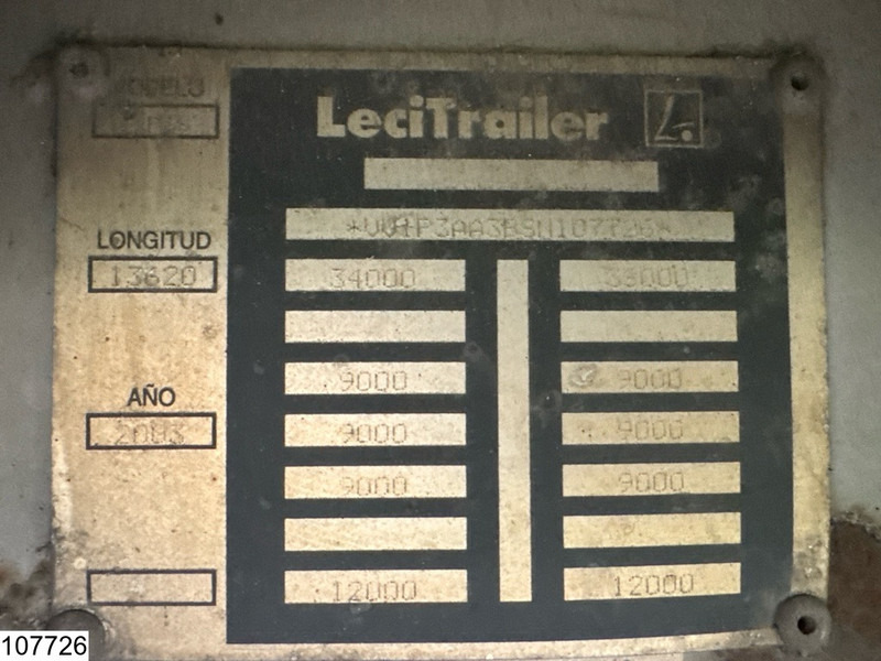 Lecitrailer Tautliner lift axle - Semirremolque lona: foto 4 Lecitrailer Tautliner lift axle - Semirremolque lona: foto 4