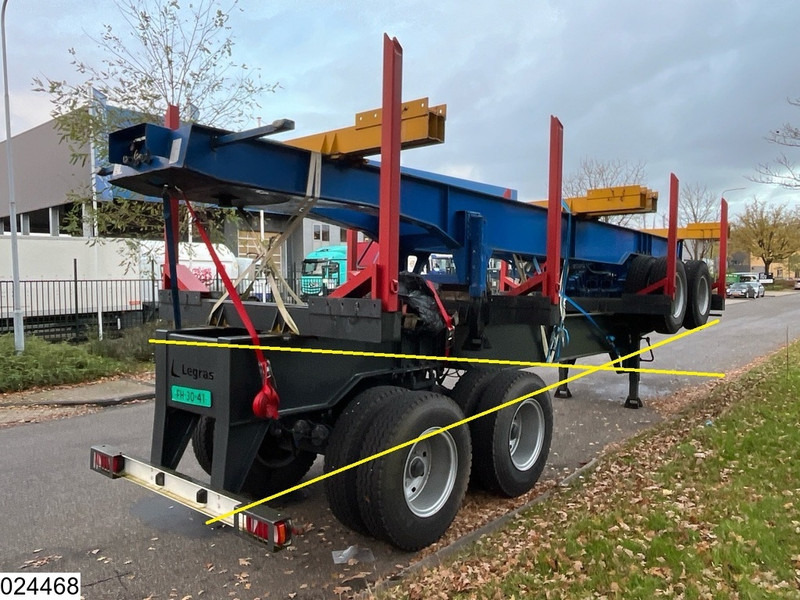 Legras Openlaadbak Wood transport, Steel suspension - Semirremolque maderero: foto 2 Legras Openlaadbak Wood transport, Steel suspension - Semirremolque maderero: foto 2