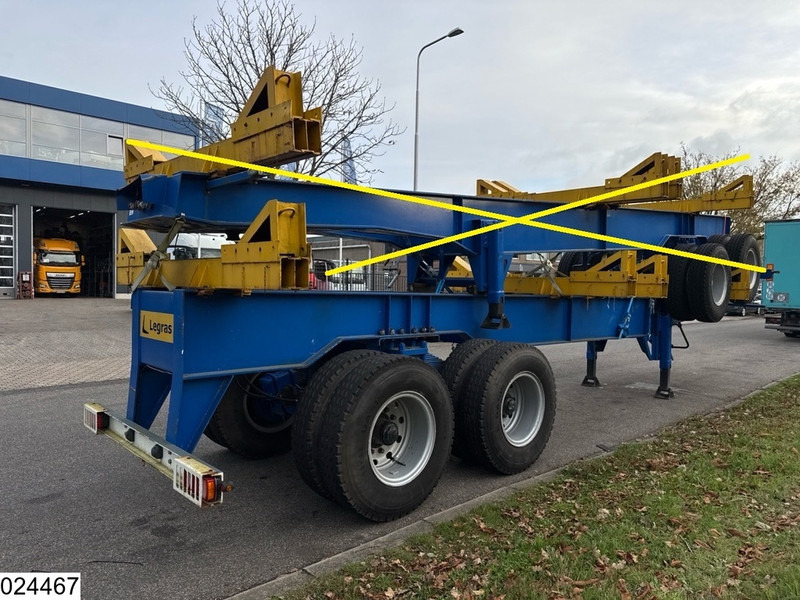 Legras Openlaadbak Wood transport, Steel suspension - Semirremolque maderero: foto 2 Legras Openlaadbak Wood transport, Steel suspension - Semirremolque maderero: foto 2