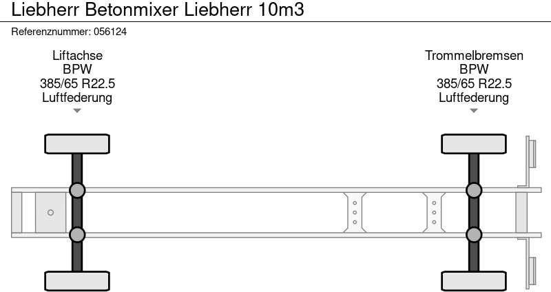 Semirremolque hormigonera Liebherr Betonmixer Liebherr 10m3: foto 17