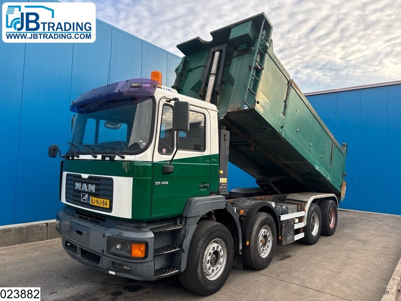 MAN 37 414 8x4, EURO 2, Manual, Leaf suspension - Camión volquete: foto 1 MAN 37 414 8x4, EURO 2, Manual, Leaf suspension - Camión volquete: foto 1