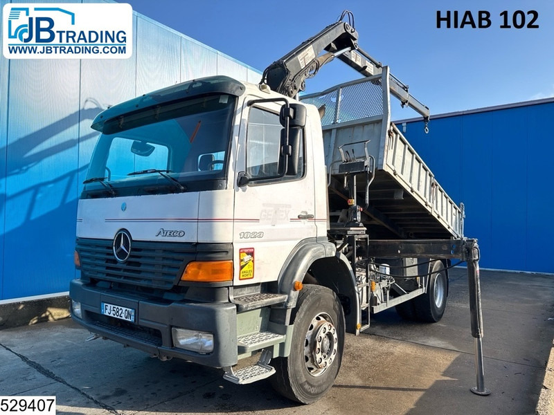 Mercedes-Benz Atego 1828 Manual, Steel Suspension, HIAB - Camión volquete, Camión grúa: foto 1 Mercedes-Benz Atego 1828 Manual, Steel Suspension, HIAB - Camión volquete, Camión grúa: foto 1