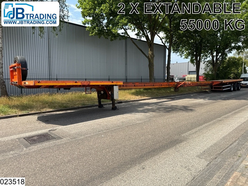 Nooteboom open laadbak 55000 KG, 28.95 m, 2 X Extandable - Semirremolque plataforma/ Caja abierta: foto 1 Nooteboom open laadbak 55000 KG, 28.95 m, 2 X Extandable - Semirremolque plataforma/ Caja abierta: foto 1