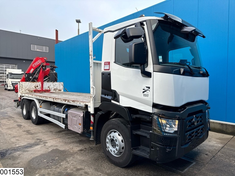 Renault C 380 6x4, EURO 6, Fassi, Steel suspension, Remote - Camión caja abierta, Camión grúa: foto 3 Renault C 380 6x4, EURO 6, Fassi, Steel suspension, Remote - Camión caja abierta, Camión grúa: foto 3