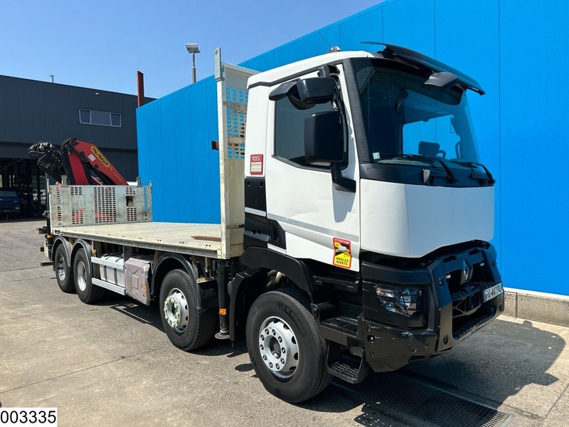 Renault C 430 8X4, EURO 6, Steel suspension, Palfinger - Camión caja abierta, Camión grúa: foto 3 Renault C 430 8X4, EURO 6, Steel suspension, Palfinger - Camión caja abierta, Camión grúa: foto 3