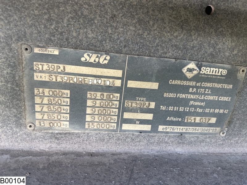 Samro gesloten bak Mega, Jumbo - Semirremolque caja cerrada: foto 4 Samro gesloten bak Mega, Jumbo - Semirremolque caja cerrada: foto 4