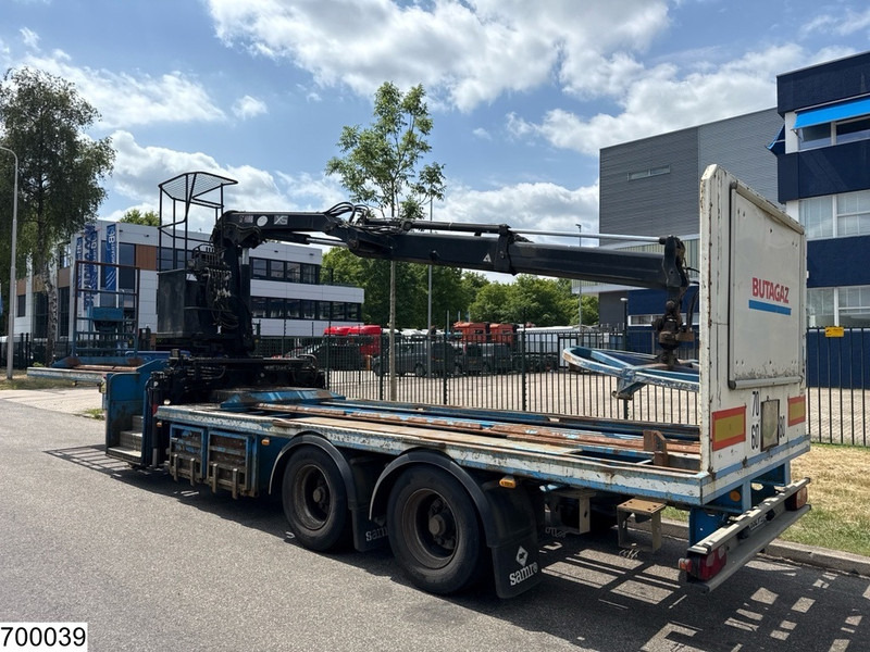 Samro open laadbak Hiab - Semirremolque plataforma/ Caja abierta: foto 2 Samro open laadbak Hiab - Semirremolque plataforma/ Caja abierta: foto 2