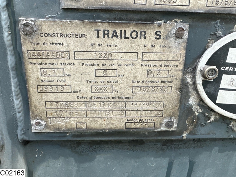 Semirremolque cisterna Trailor Fuel 39919 Liter, 9 Compartments: foto 12