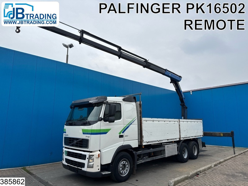 Volvo FH12 380 6X4, EURO 3, Steel suspension, Palfinger - Camión caja abierta, Camión grúa: foto 1 Volvo FH12 380 6X4, EURO 3, Steel suspension, Palfinger - Camión caja abierta, Camión grúa: foto 1