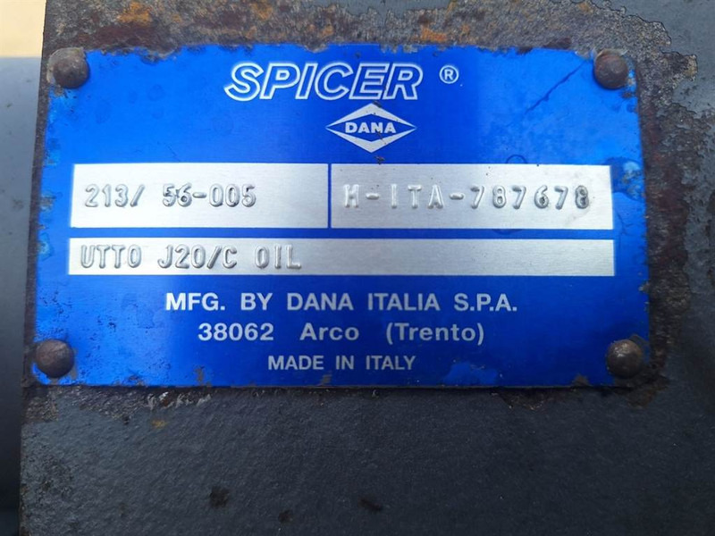 Eje y piezas para Maquinaria de construcción Ahlmann AZ150-Dana Spicer 213/56-005-Axle/Achse/As: foto 6
