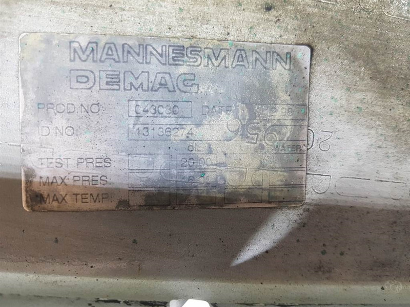 Demag 13136274 - Oil cooler/Ölkühler/Oliekoeler - Hidráulica para Maquinaria de construcción: foto 4 Demag 13136274 - Oil cooler/Ölkühler/Oliekoeler - Hidráulica para Maquinaria de construcción: foto 4