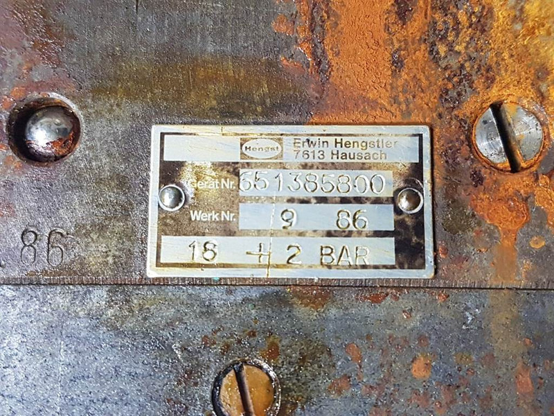 Kramer 312-Hengst 651385800-Valve/Ventile/Ventiel - Hidráulica para Maquinaria de construcción: foto 5 Kramer 312-Hengst 651385800-Valve/Ventile/Ventiel - Hidráulica para Maquinaria de construcción: foto 5
