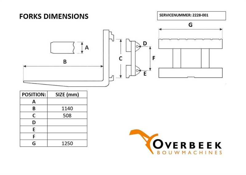 Horquillas Liebherr A314-CW20 SMALL-Forks/Palletgabeln/Palletvorken: foto 7 Horquillas Liebherr A314-CW20 SMALL-Forks/Palletgabeln/Palletvorken: foto 7