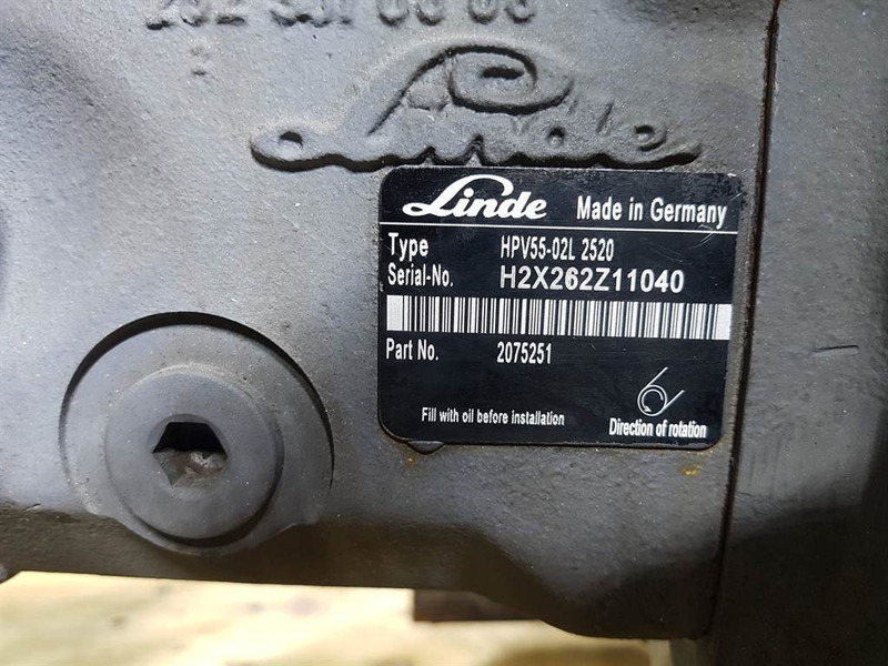 Linde HPV55-02L - Vögele - 2075251 -Drive pump/Fahrpumpe - Hidráulica: foto 3 Linde HPV55-02L - Vögele - 2075251 -Drive pump/Fahrpumpe - Hidráulica: foto 3