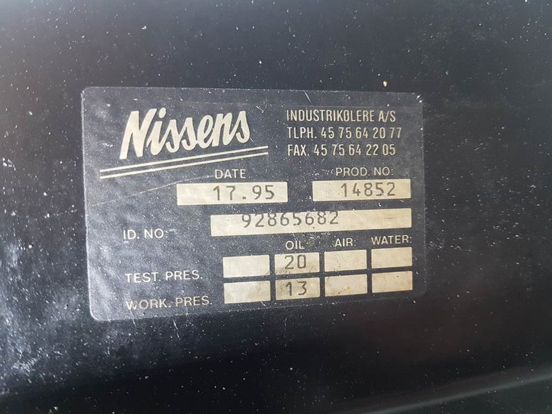 Nissens - Cooler/Kühler/Koeler - Motor y piezas para Maquinaria de construcción: foto 4 Nissens - Cooler/Kühler/Koeler - Motor y piezas para Maquinaria de construcción: foto 4