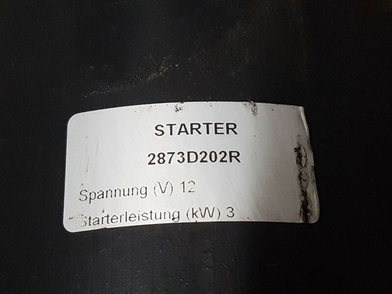 Perkins 1006-12V 10T 3,0KW-Starter/Anlasser/Startmotor - Motor para Maquinaria de construcción: foto 5 Perkins 1006-12V 10T 3,0KW-Starter/Anlasser/Startmotor - Motor para Maquinaria de construcción: foto 5