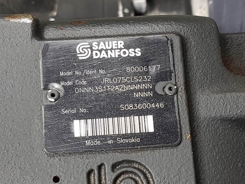 Sauer Danfoss JRL075CLS2320 -Vögele-80006177- Load sensing pump - Hidráulica: foto 3 Sauer Danfoss JRL075CLS2320 -Vögele-80006177- Load sensing pump - Hidráulica: foto 3