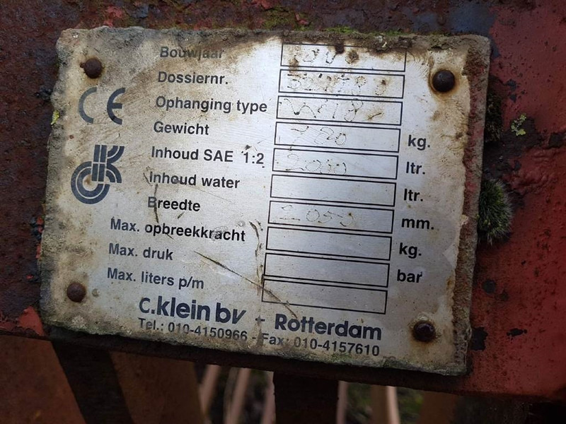 Verachtert SW2003-C. Klein W18-2,50 mtr-Skeleton bucket - Cazo: foto 3 Verachtert SW2003-C. Klein W18-2,50 mtr-Skeleton bucket - Cazo: foto 3