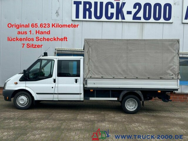 Ford Transit FT 460 DoKa 7 Sitzer Nur 65.623KM 1.Hand - Furgoneta con lona, Furgoneta combi: foto 1 Ford Transit FT 460 DoKa 7 Sitzer Nur 65.623KM 1.Hand - Furgoneta con lona, Furgoneta combi: foto 1