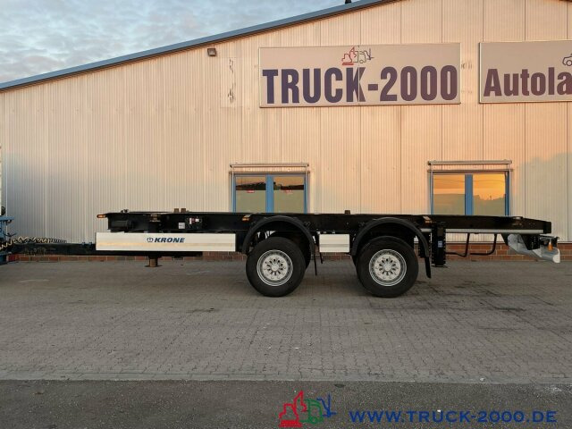 Krone ZZ18 XF0 eLE10 Box Carrier - Luft - BPW Achsen - Remolque portacontenedore/ Intercambiable: foto 1 Krone ZZ18 XF0 eLE10 Box Carrier - Luft - BPW Achsen - Remolque portacontenedore/ Intercambiable: foto 1