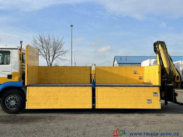 Camión caja abierta, Camión grúa MAN TGM 18.250 Kran Hiab 099 gefaltet am Heck 1.Hand: foto 12