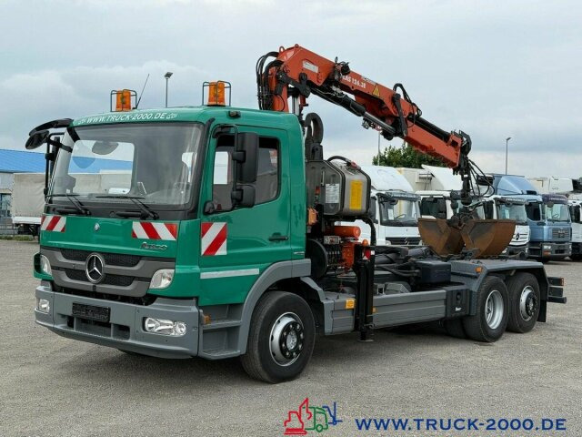 Camión multibasculante, Camión grúa Mercedes-Benz 2024 Atlas Abroller Atlas Kran FB Nur77.937 KM: foto 9