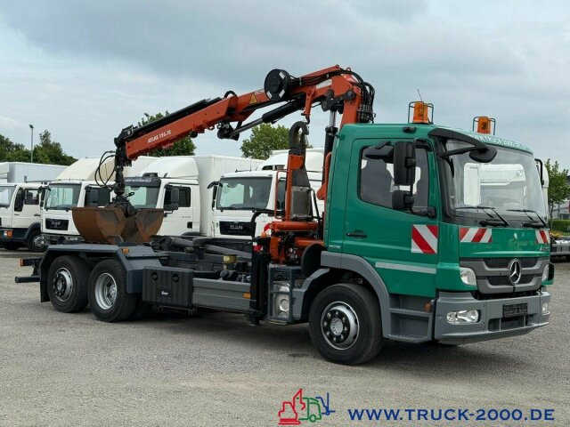Camión multibasculante, Camión grúa Mercedes-Benz 2024 Atlas Abroller Atlas Kran FB Nur77.937 KM: foto 10