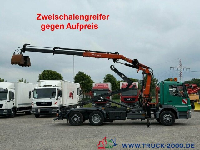 Camión multibasculante, Camión grúa Mercedes-Benz 2024 Atlas Abroller Atlas Kran FB Nur77.937 KM: foto 8