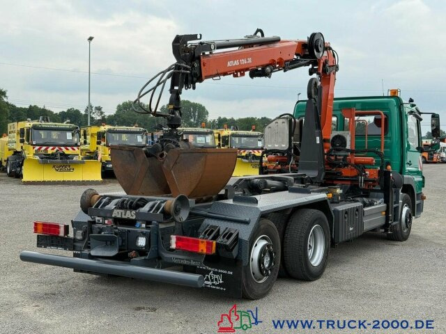 Camión multibasculante, Camión grúa Mercedes-Benz 2024 Atlas Abroller Atlas Kran FB Nur77.937 KM: foto 11
