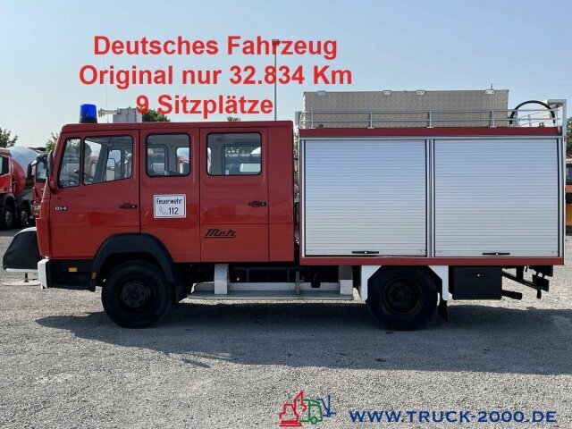 Mercedes-Benz 814 D Metz Feuerwehr inkl Löschpumpe 9 Sitzer - Furgoneta caja cerrada, Furgoneta combi: foto 1 Mercedes-Benz 814 D Metz Feuerwehr inkl Löschpumpe 9 Sitzer - Furgoneta caja cerrada, Furgoneta combi: foto 1