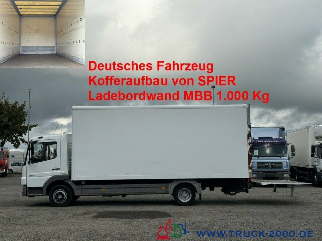 Mercedes-Benz 816 Atego Koffer Ladebordwand MBB 1.000Kg 3Sitze - Furgoneta caja cerrada: foto 1 Mercedes-Benz 816 Atego Koffer Ladebordwand MBB 1.000Kg 3Sitze - Furgoneta caja cerrada: foto 1