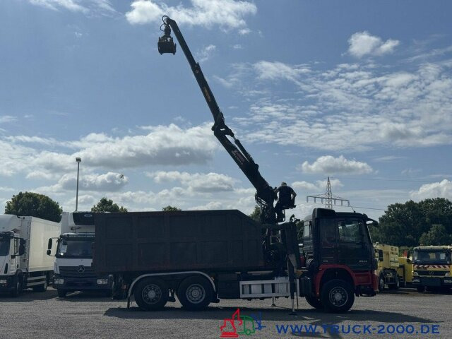 Mercedes-Benz Actros 2544 Meiller 20.65+ Mulde Kran 7,3m=1,4t. - Camión multibasculante, Camión grúa: foto 4 Mercedes-Benz Actros 2544 Meiller 20.65+ Mulde Kran 7,3m=1,4t. - Camión multibasculante, Camión grúa: foto 4