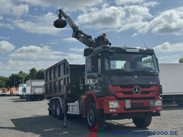 Mercedes-Benz Actros 2544 Meiller 20.65+ Mulde Kran 7,3m=1,4t. - Camión multibasculante, Camión grúa: foto 3 Mercedes-Benz Actros 2544 Meiller 20.65+ Mulde Kran 7,3m=1,4t. - Camión multibasculante, Camión grúa: foto 3