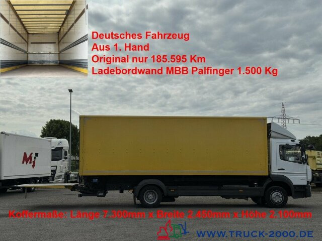 Mercedes-Benz Atego 1224 Koffer MBB Palfinger LBW 1.500KG AHK - Camión caja cerrada: foto 1 Mercedes-Benz Atego 1224 Koffer MBB Palfinger LBW 1.500KG AHK - Camión caja cerrada: foto 1